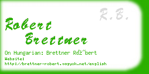 robert brettner business card